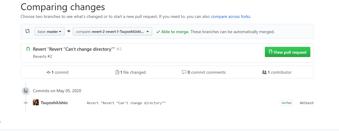 Change a commit message that is already merged by pull request on a  protected branch on GitHub | by Tsuyoshi Ushio | Medium