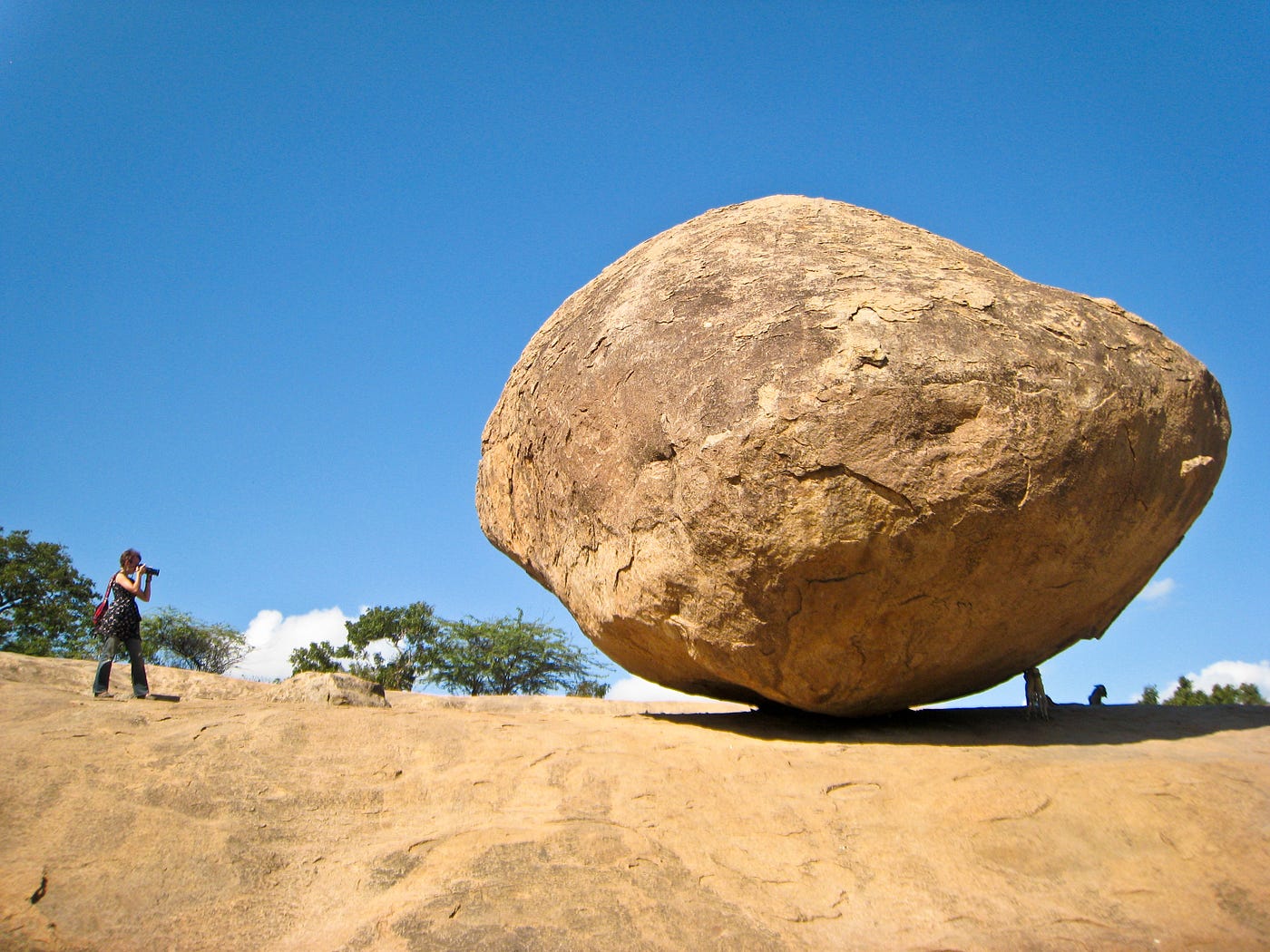 Krishna’s Butterball, Mahabalipuram, India