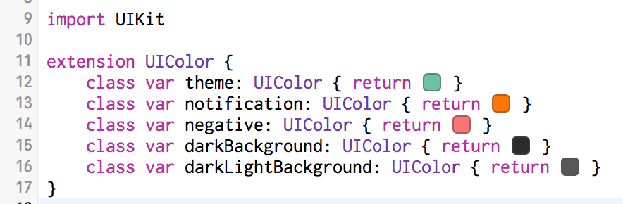 Uicolorの定義はすべて Colorliteral使ってみることにしてみた By Mono Swift Iosコラム Medium Uicolorの定義はすべて Colorliteral使ってみることにしてみた By Mono Swift Iosコラム Medium