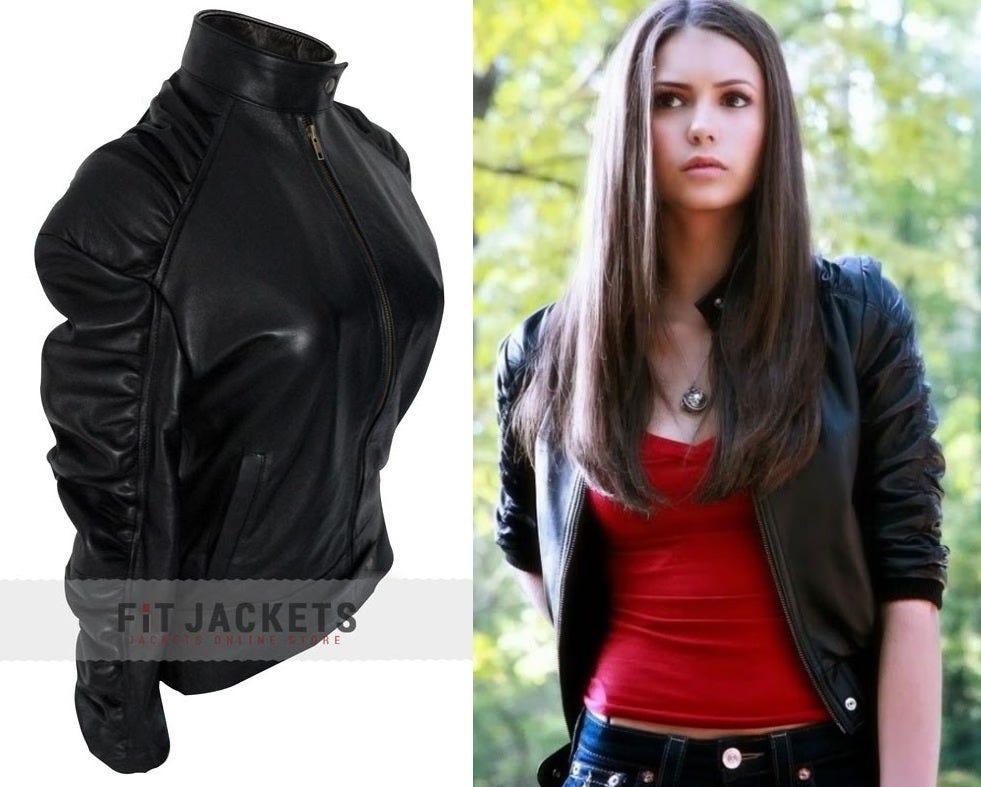 elena gilbert leather jacket