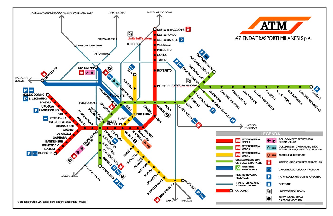 Ecco la nuova mappa della metropolitana Atm | by Atm | Lineadiretta ATM |  Medium