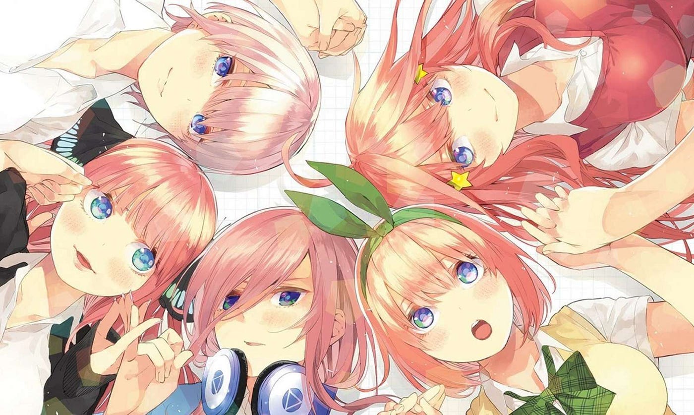 Genre Reconstruction, Genuineness, and the Paradox of Change in The Quintessential  Quintuplets | by Reid Braaten - TheMamaLuigi | AniTAY-Official | Medium