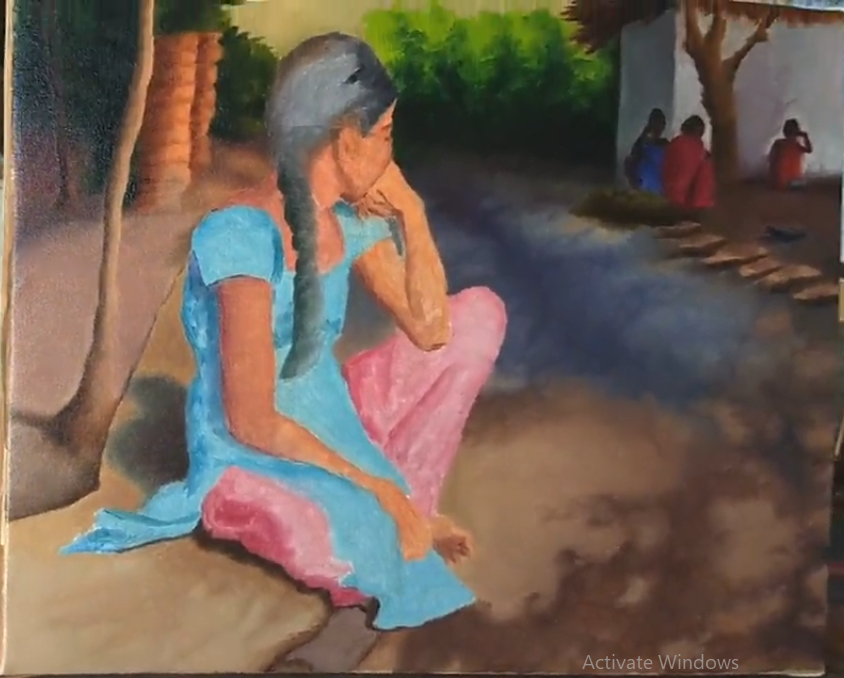 The Process Of My Realistic Oil Painting Explained In Steps By