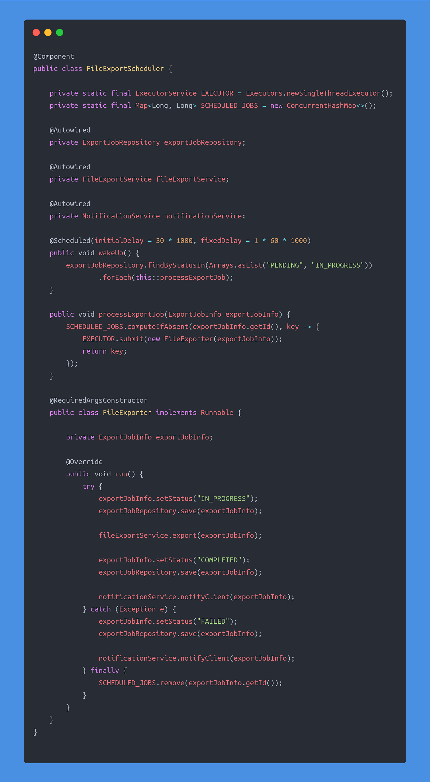Learn how to create job schedulers in Spring Boot application | by  Madhusudhanan | Level Up Coding