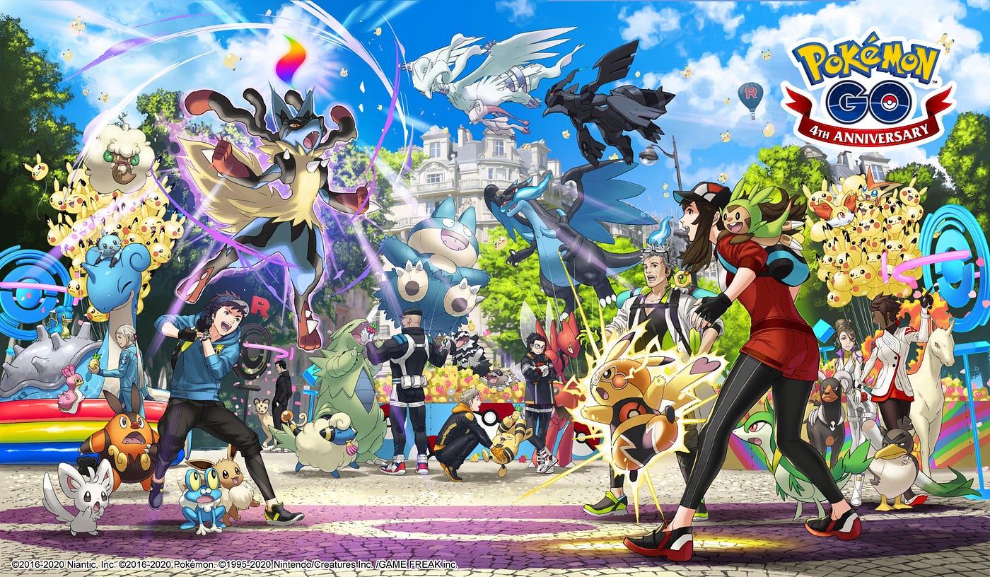 年の ポケモンgo 4周年を迎えたポケモンgo By Fumi Medium