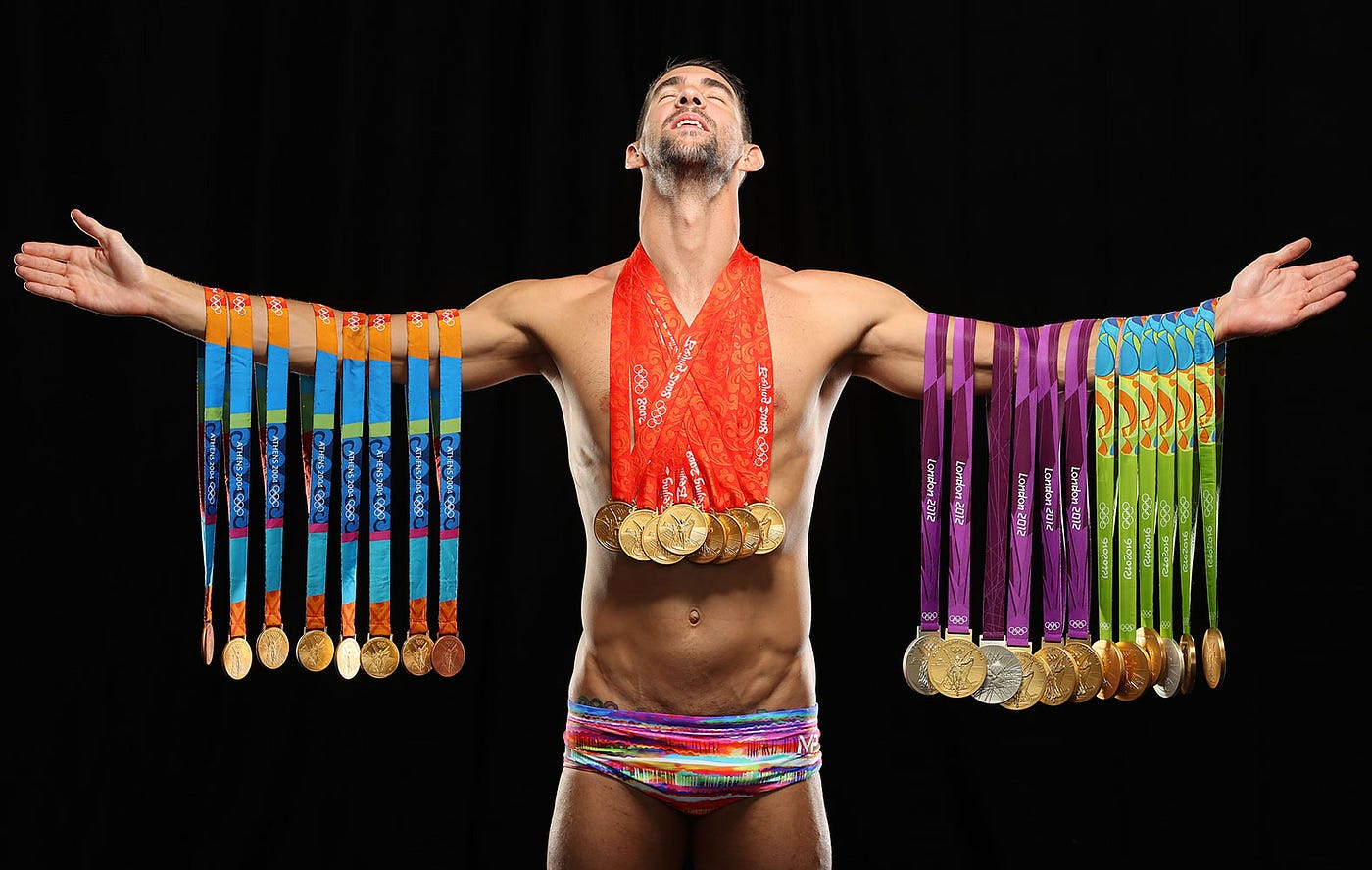 How Michael Phelps and I became best friends, and he doesn't even know  that. | by Shira Richter | Medium