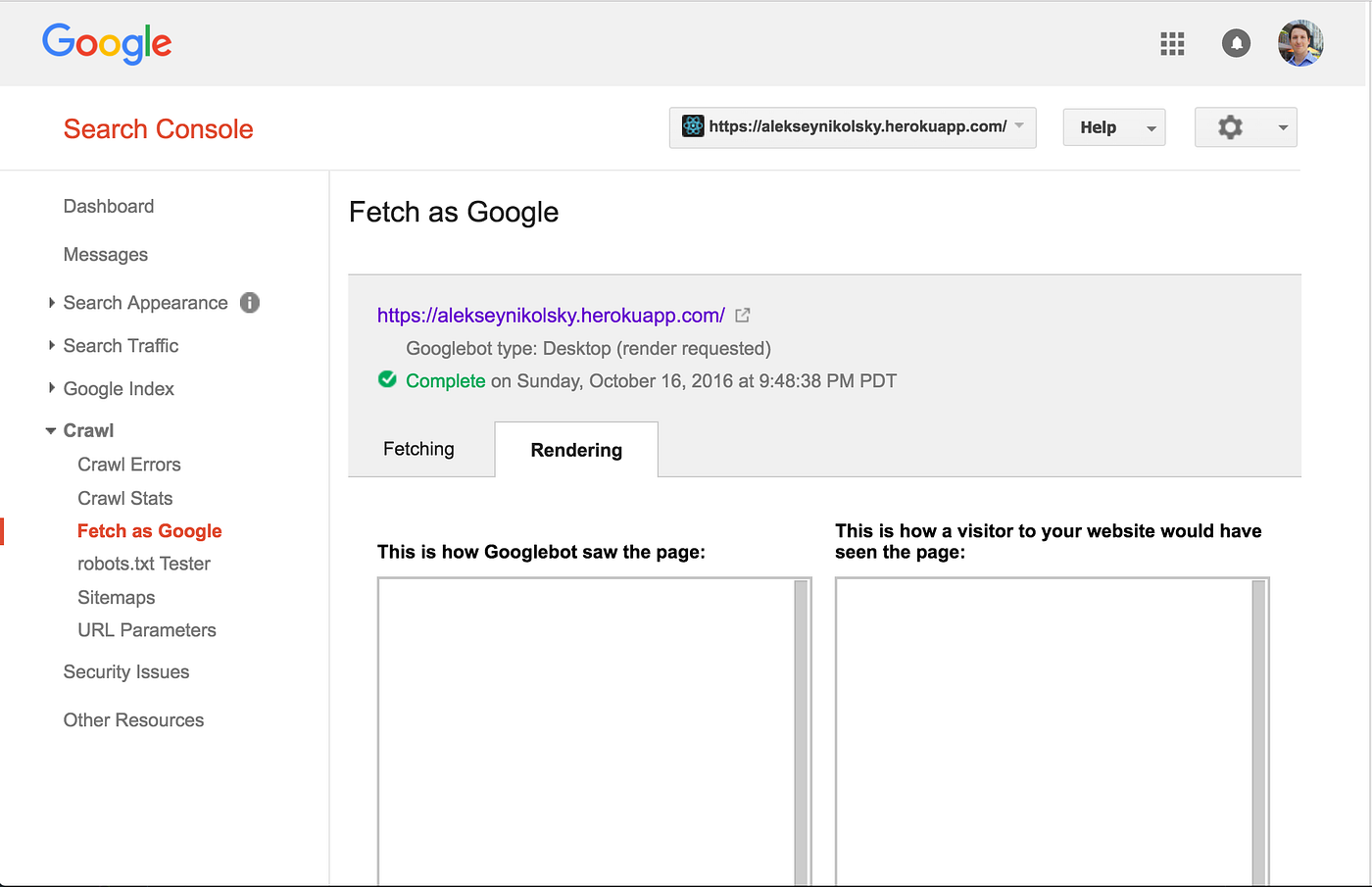 Google Seo With Create React App Fixing The Hidden Gotcha By Andrew Zey Medium