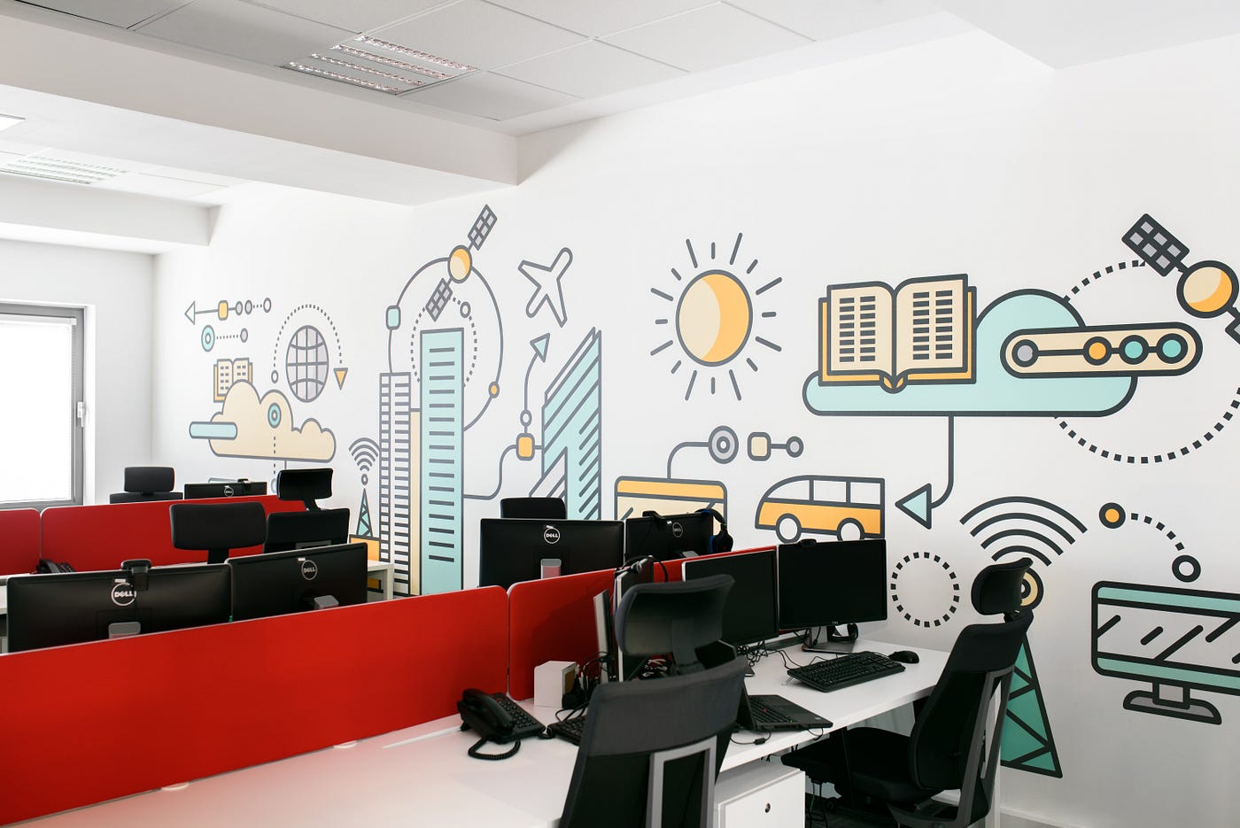 Inspiring space SoftServe office. By Ola Wronecka | by Pixers | Pixers ...