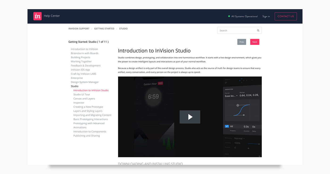 InVision Studio Templates. A collection of simple animations to… by