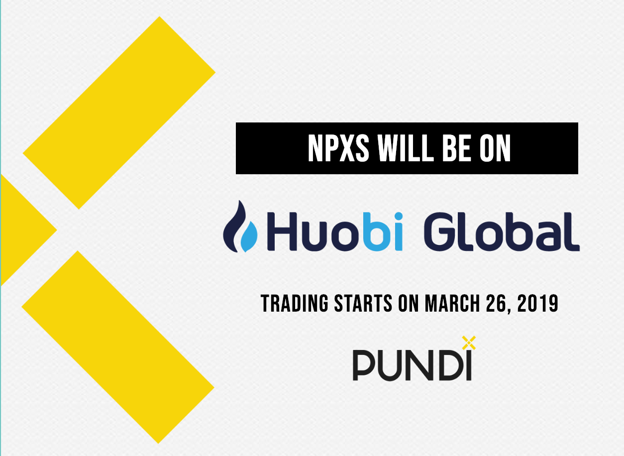 New exchange listing: NPXS on Huobi Global - Pundi X - Medium