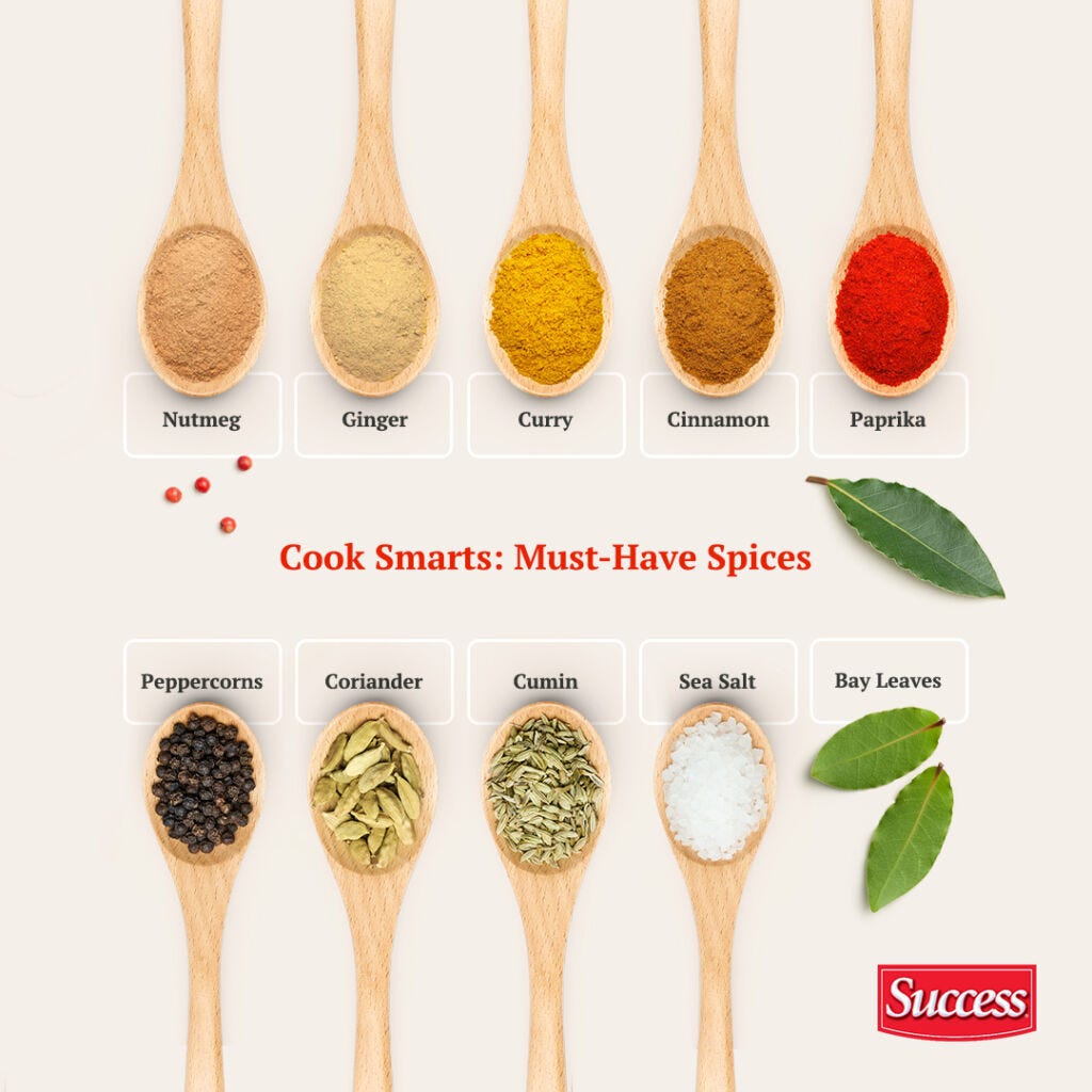 Spices Every Kitchen Should Have. Must Have Spices by Success Rice