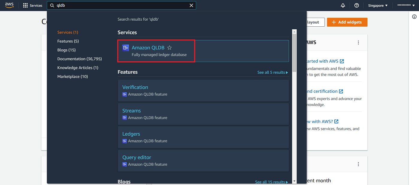 Getting started with AWS Quantum Ledger Database by KBX Digital Jul