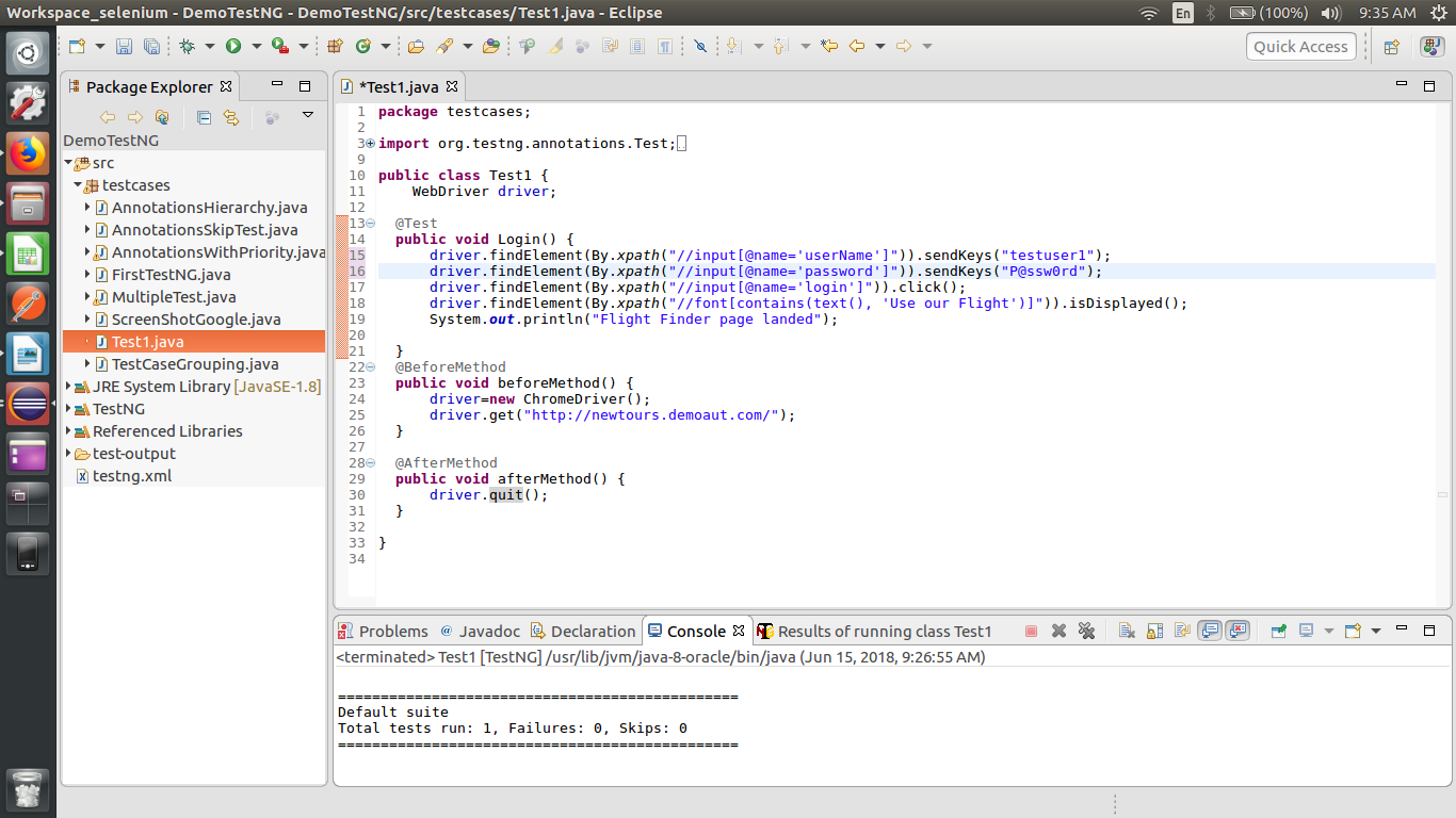 Writing and executing a TestNG testcase and TestNG suite | by Sonal ...
