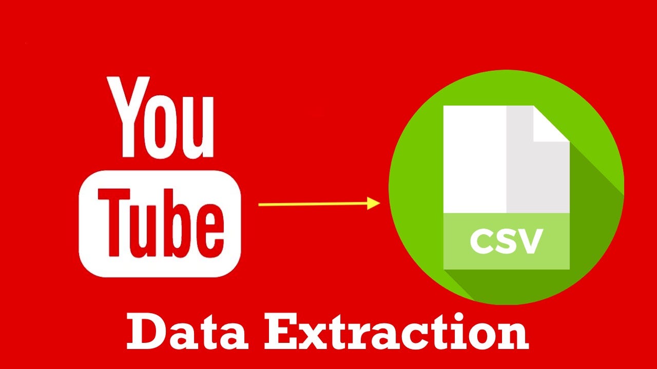 Extract YouTube data to CSV using YouTube API | by Dr. Monica |  MLearning.ai | Medium