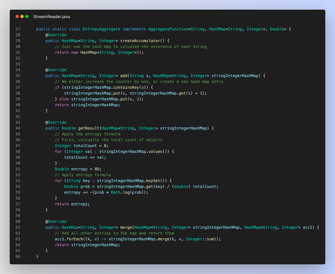 How to calculate the entropy of a stream in Flink | by Konstantin ...