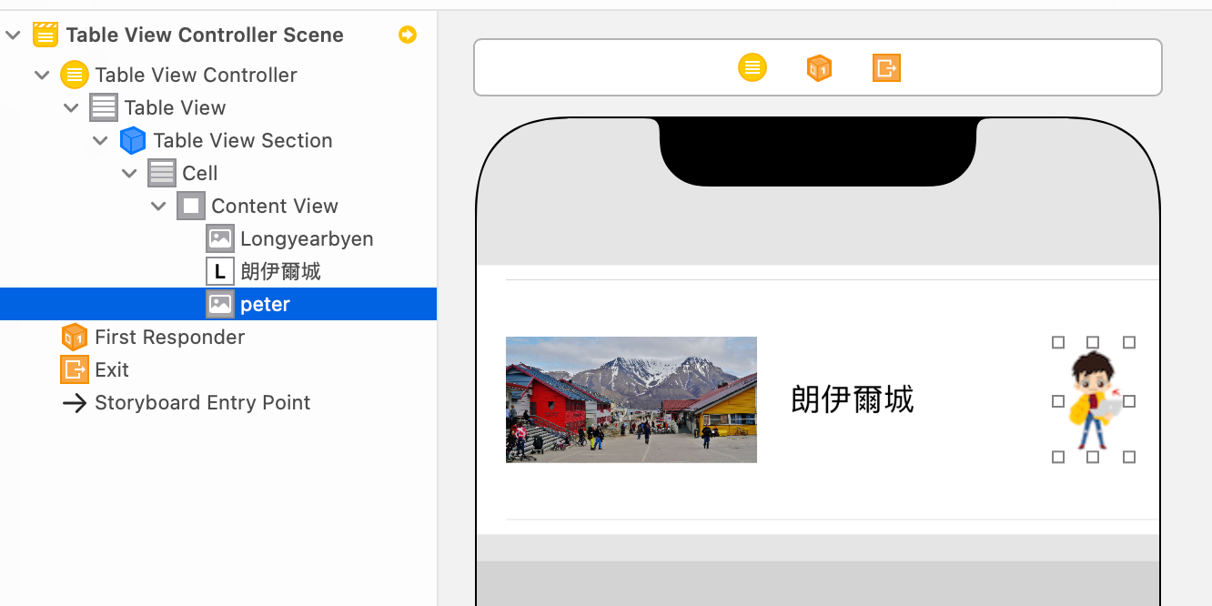 table view cell 的 accessory view. 如下圖所示，table view cell 的右邊有一塊呈現… by