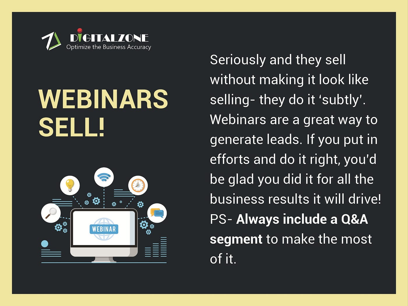 inar Promotion for Driving Signups by Digitalzone Business