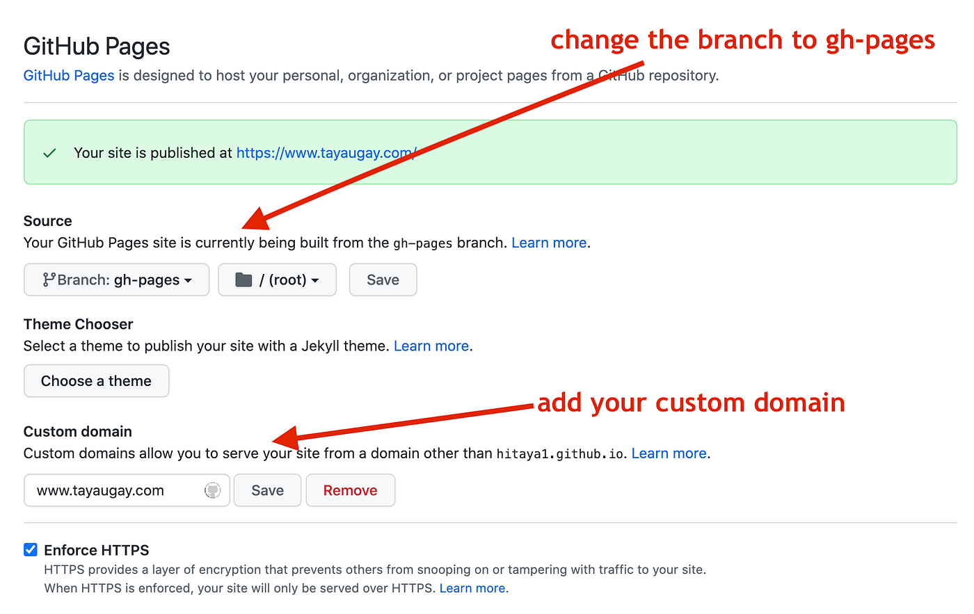 deploy-react-app-to-github-pages-custom-domain
