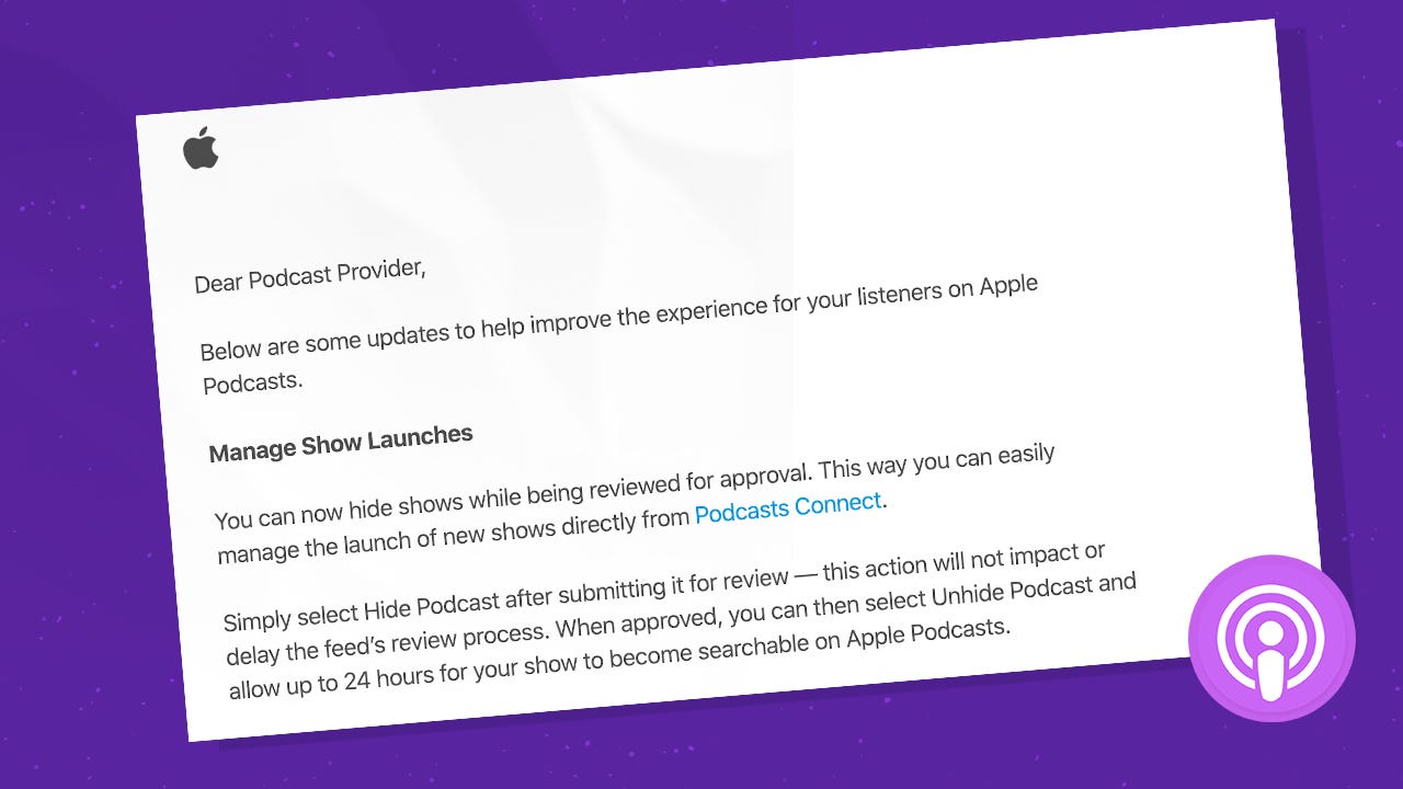 302: Apple Podcasts: How To Manage Launch Date For New Show | By Michael Murphy | Medium