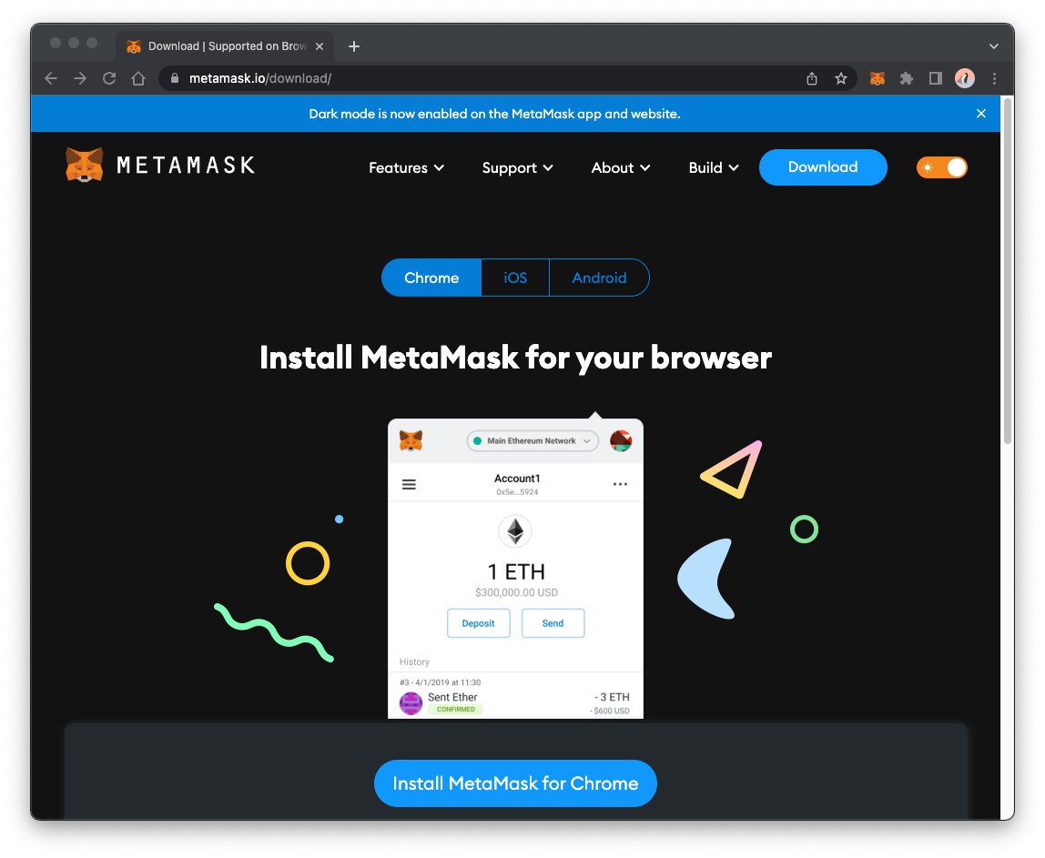 Metamask Website