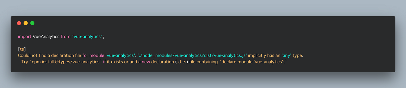 Npm Module に Typescript の型定義がない時に とりあえずビルドが通るようにする By Ryutamaki Medium