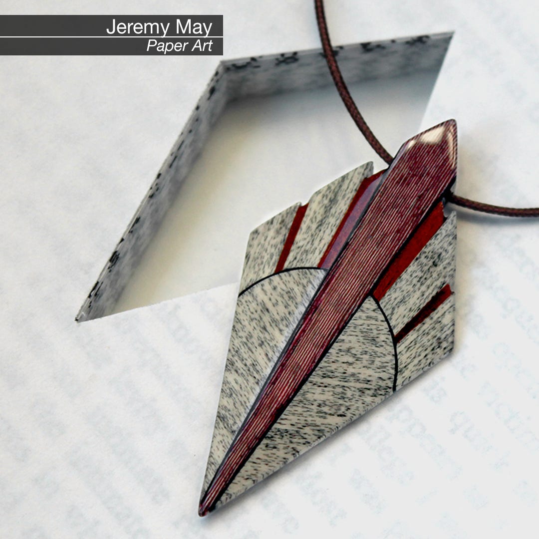 Unique paper Art : JEREMY MAY Jewellery | by Velvet And Purple | Medium
