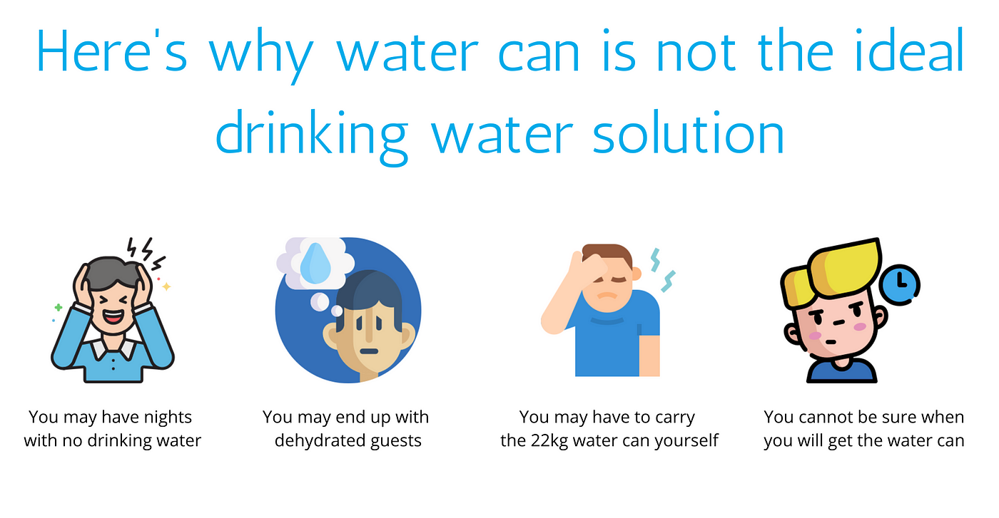 Four reasons why water can is not an ideal drinking water solution