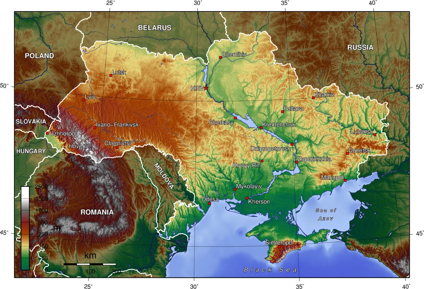 The Ukraine — Geography. A brief outline of the Ukraine’s key…  by 