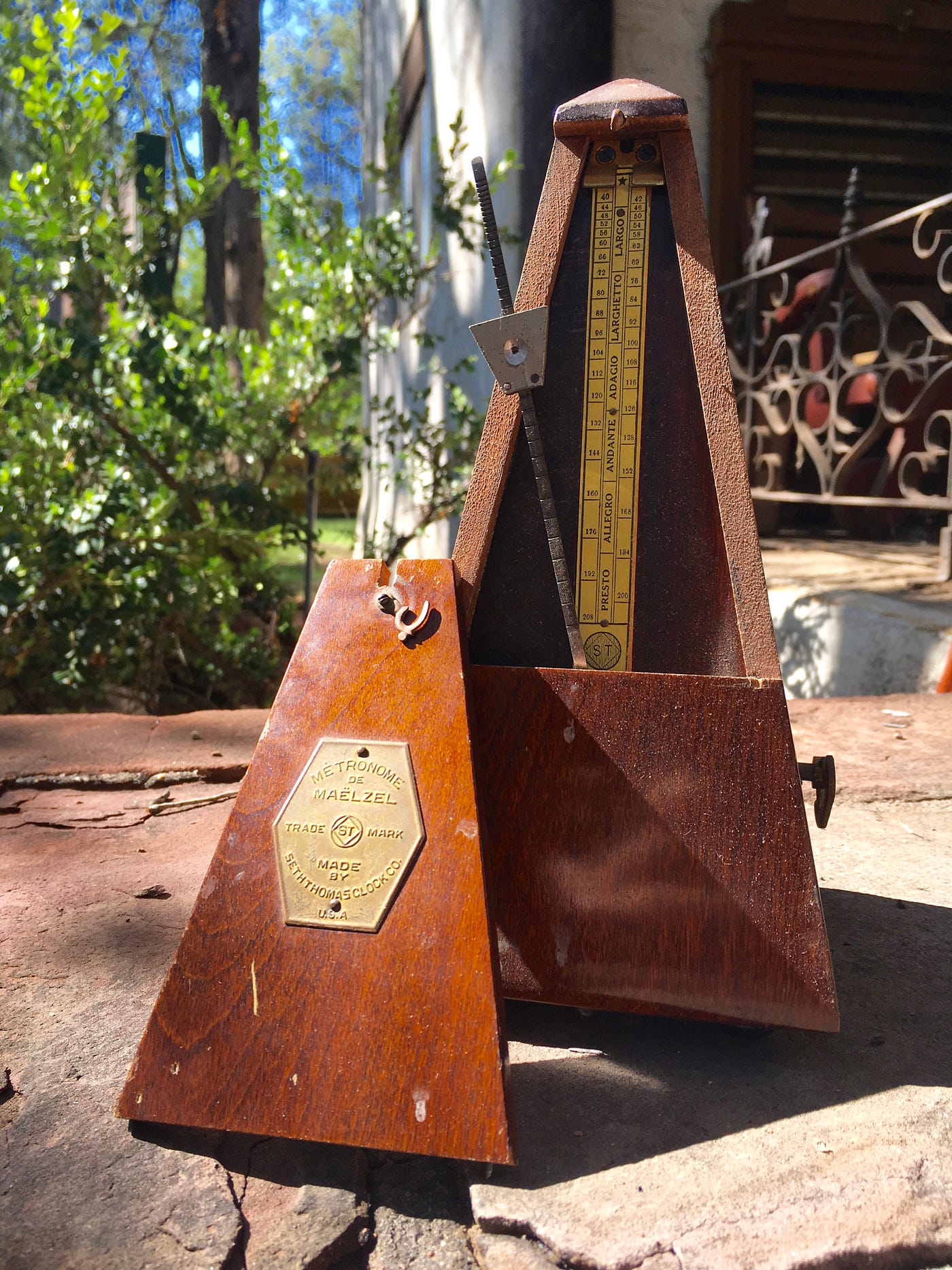 11 The Metronome. Tick. Tock. Tick. Tock. Not a clock… by Katie