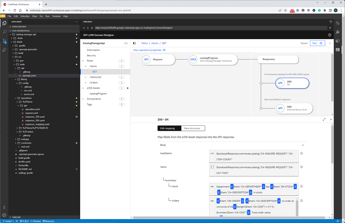 Cloud-based development for z/OS Connect OpenAPI3 APIs | by George Ge ...