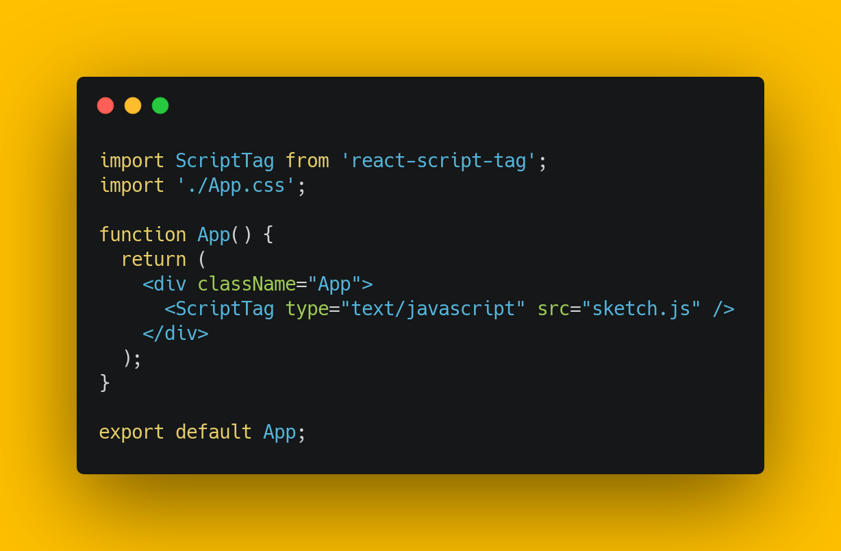 How To Embed A P5 Js Sketch In A React Page By Abhi Velaga Medium