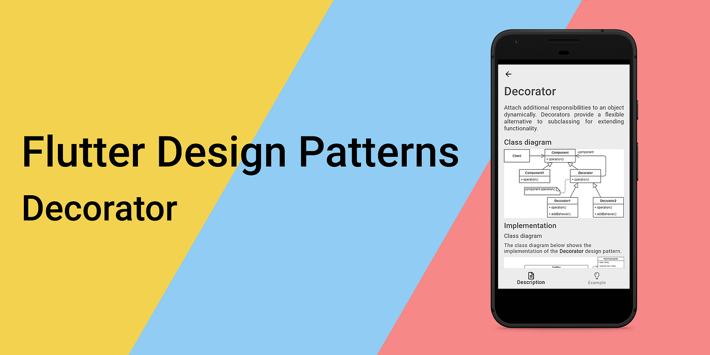 Flutter Design Patterns: 16 — Decorator | by Mangirdas Kazlauskas | Flutter  Community | Medium