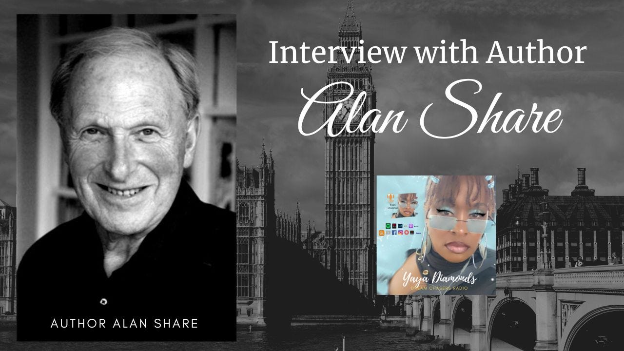 Author Alan Share talks about his book and why he wrote it — Growing up in  England (Youtube interview) | by The Yaya Diamond | Medium