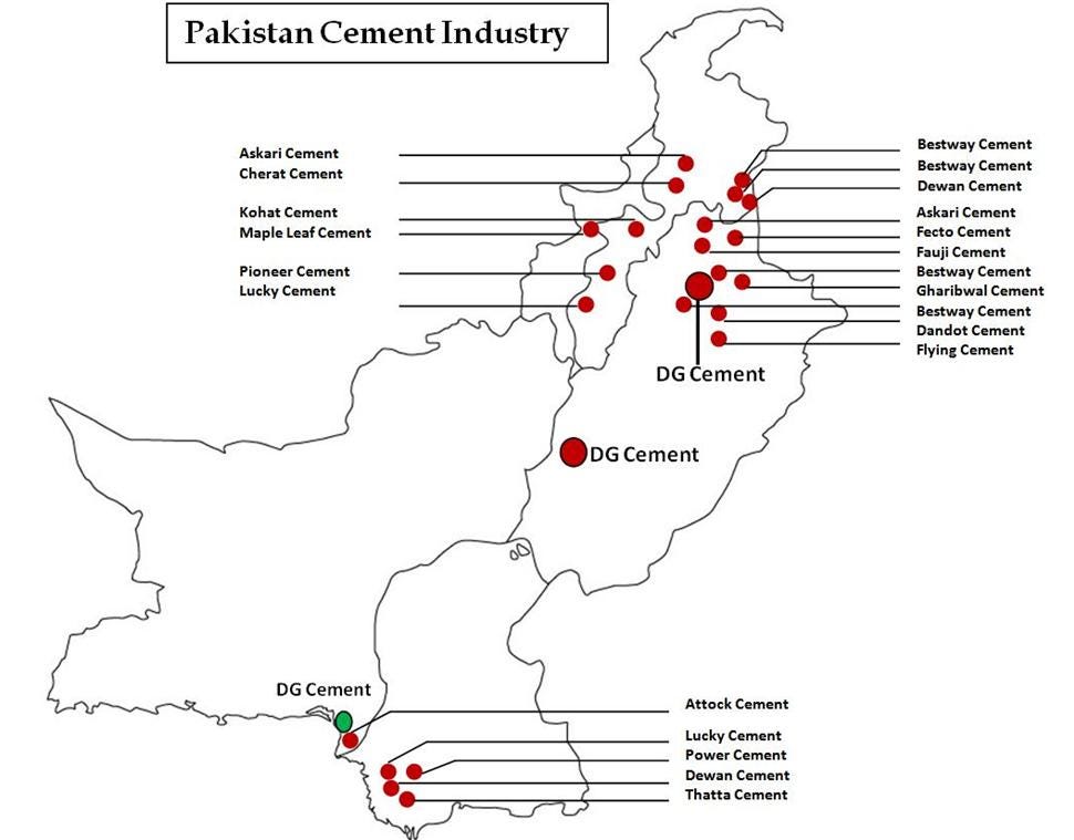 Power Cement Factory Location Map An Overview Of Global And Pakistan Cement Industry | By Atif Hussain |  Medium