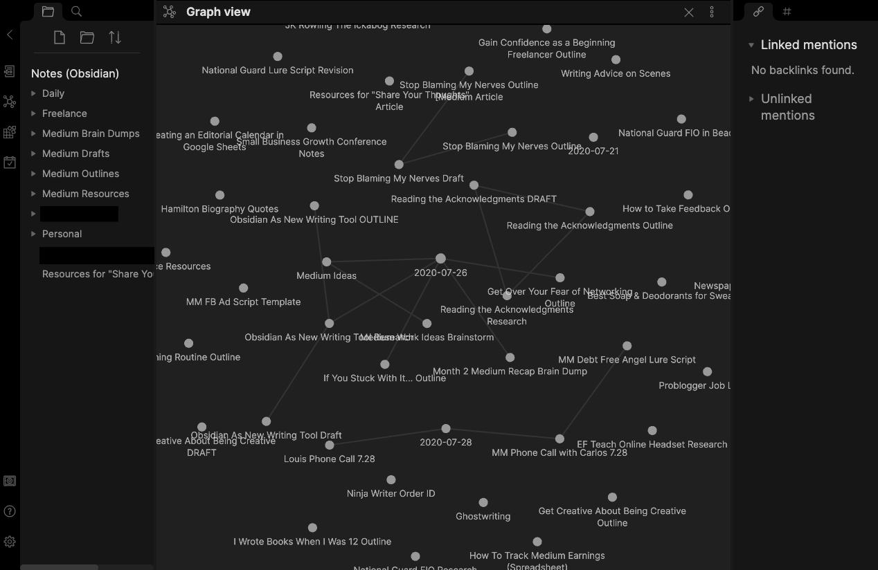 Transform Your Writing Process with Obsidian by Brooke Harrison The