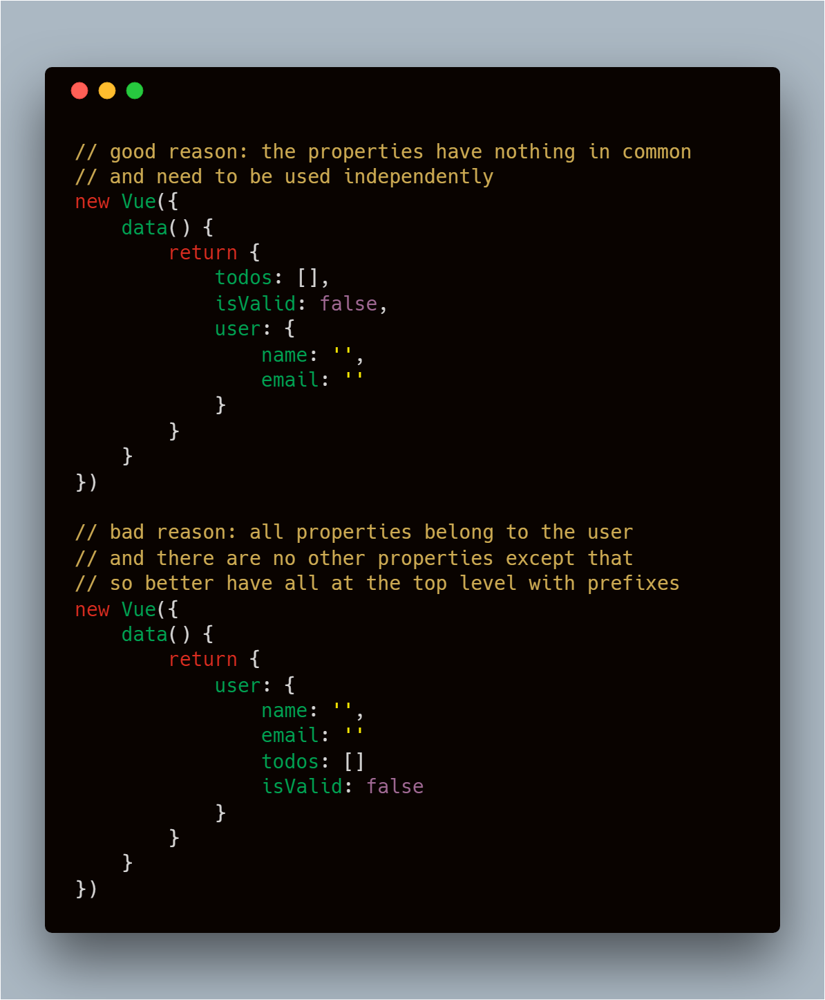 Vue Js Map Object Anyway, Should I Nest Data Or Should I Not In Vue Js? | By @Maisonfutari |  Itnext