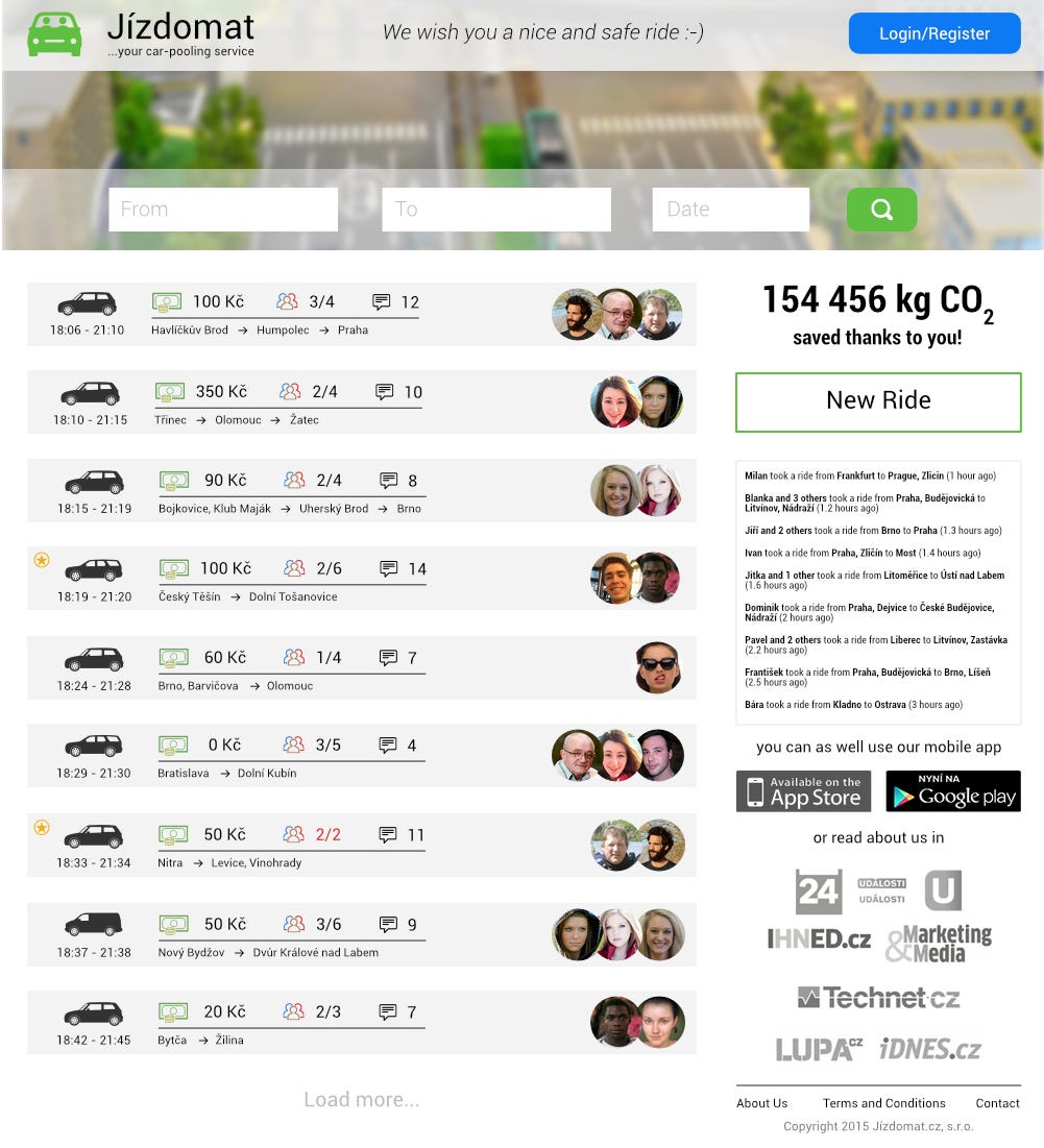 Redesigning a Carpooling  App. I couldn’t help myself but to try to