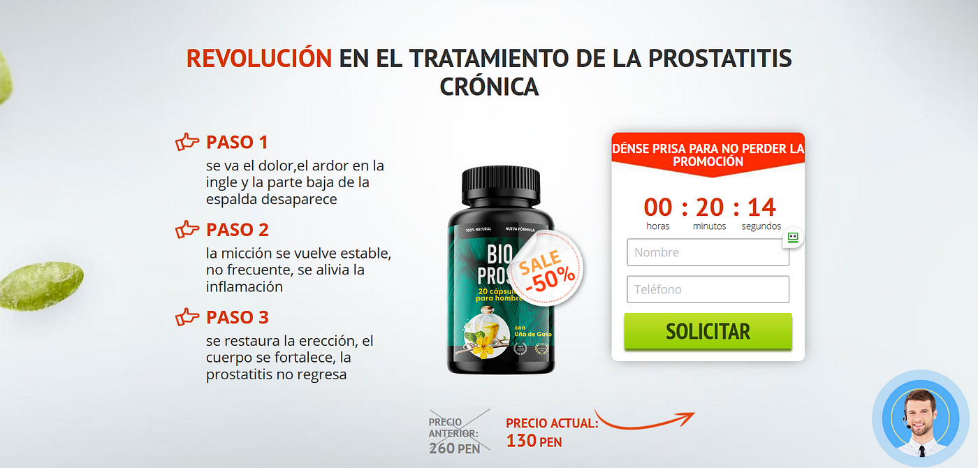 Bio Prost de prostatitis Consejos, Costo, Como tratar, Composicion, Dónde mercar.