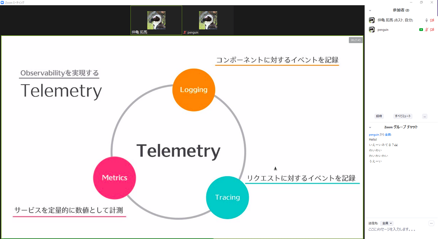 Obsを使ったオンライン勉強会の画面づくりの紹介 3 コンテンツを表示する By Kameneko Penguin Lab Medium