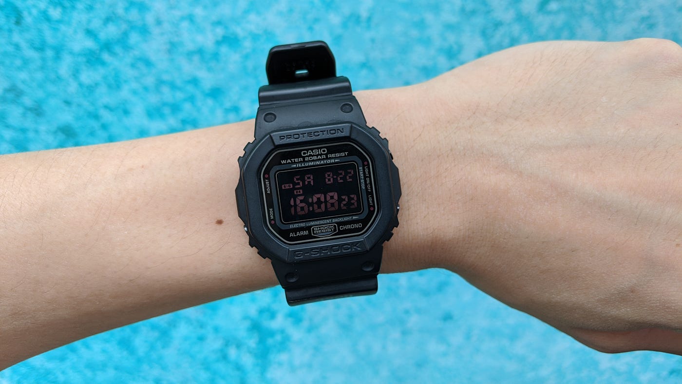 G-SHOCK DW-5600MS-1 review: Batman's choice for a G-SHOCK Square? | by  Gerald Lee | watchyourfront | Medium