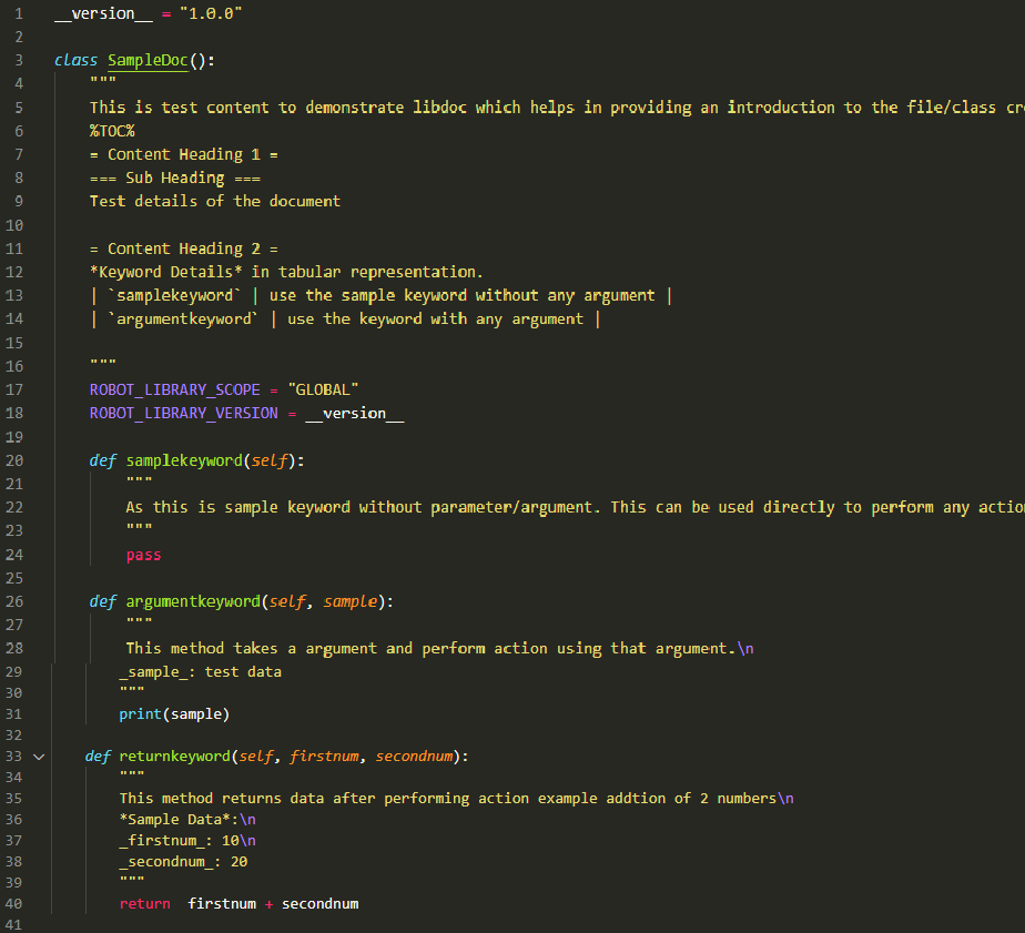 Generating Code Documents using RobotFramework (libdoc) | by Manish Pandey  | Medium