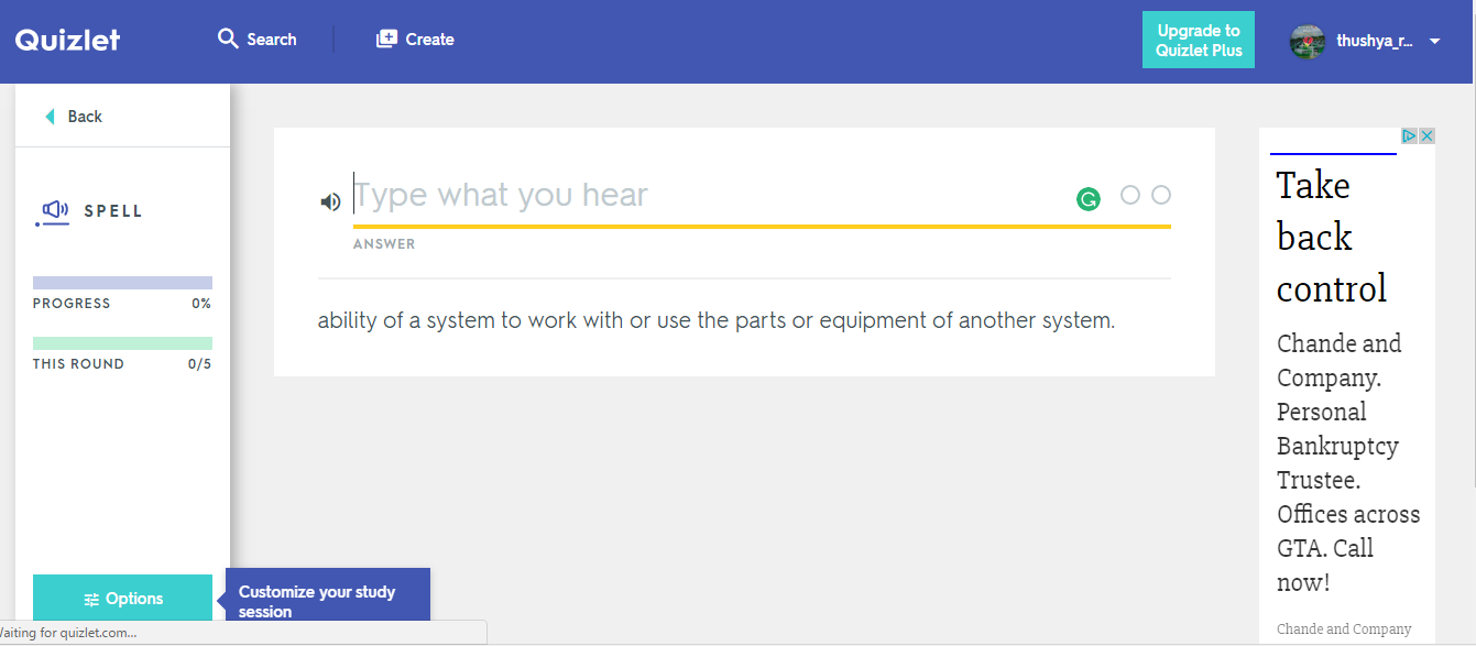 Quizlet — Online Study Tool. module 8 — create by Thushya Rajah Medium