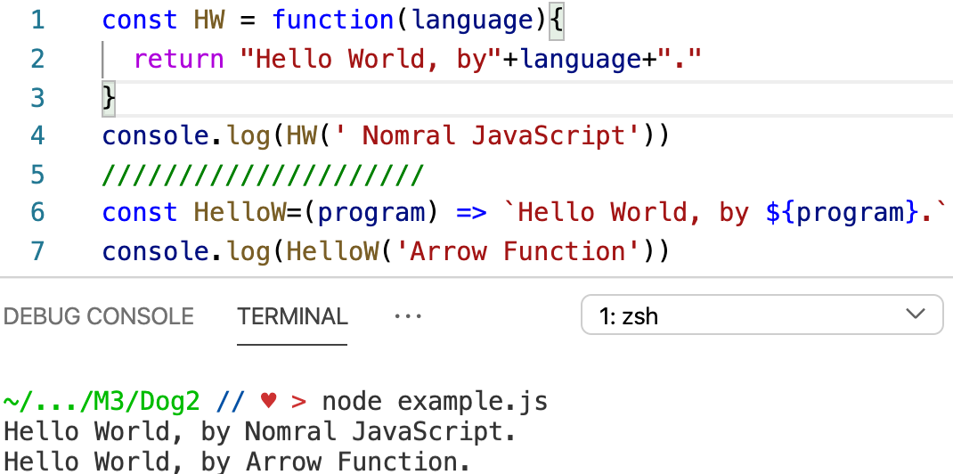 Arrow functions in JavaScript. Start from Mod 3, I’ve noticed that we ...