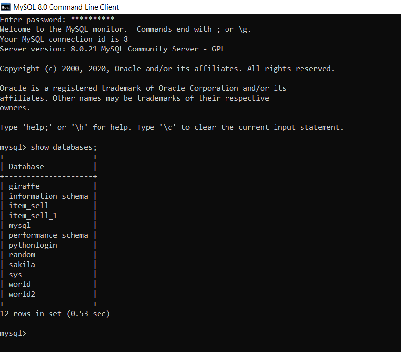 Getting Started with MySQL and Python | by Shubh Ashish | Medium