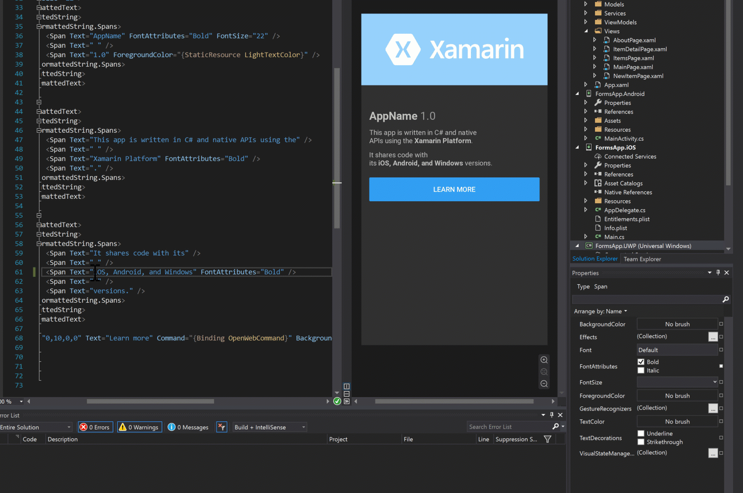 Xamarin No Visualstudio 2019 Visualstudio 8 For Mac Novidades By Thiago Bertuzzi Medium