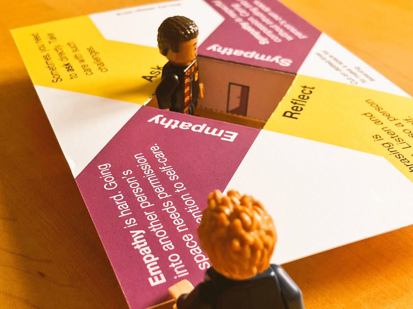 Minifig stands at final corner — on empathy and and the dangers for both speaker and listener