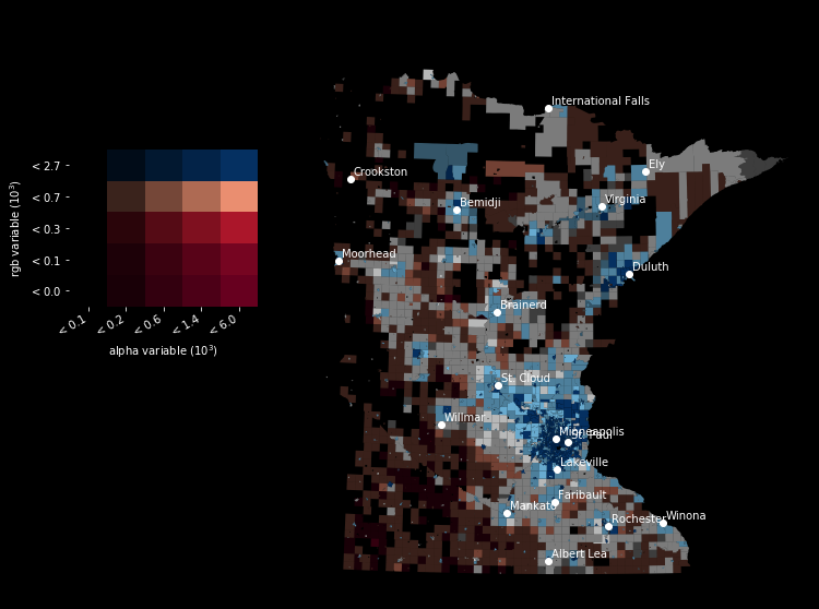 How to make Value-By-Alpha Maps in Python | by Abdishakur | Towards ...