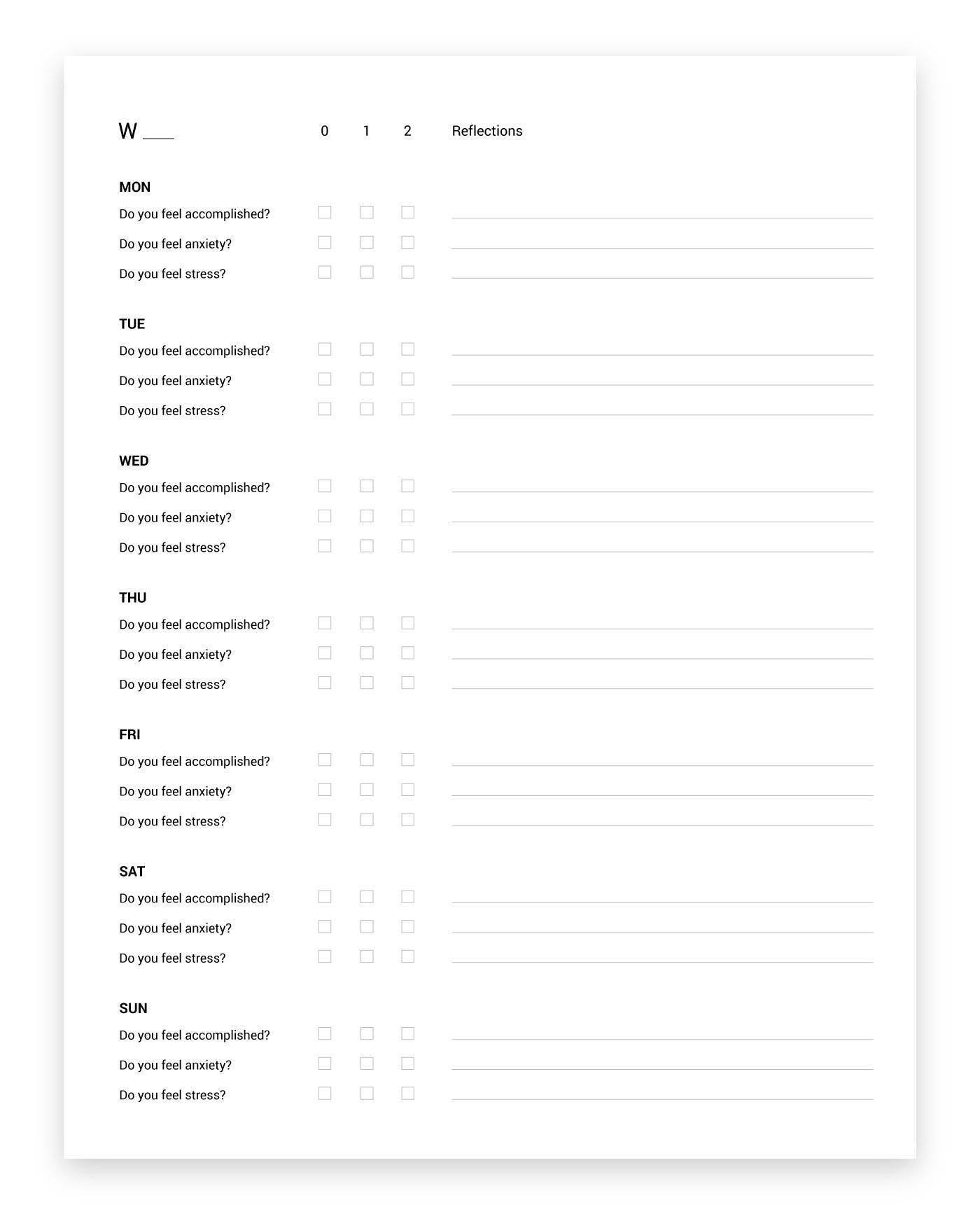 Mood Tracking Experiment — V1. Here’s my experience with this 4week