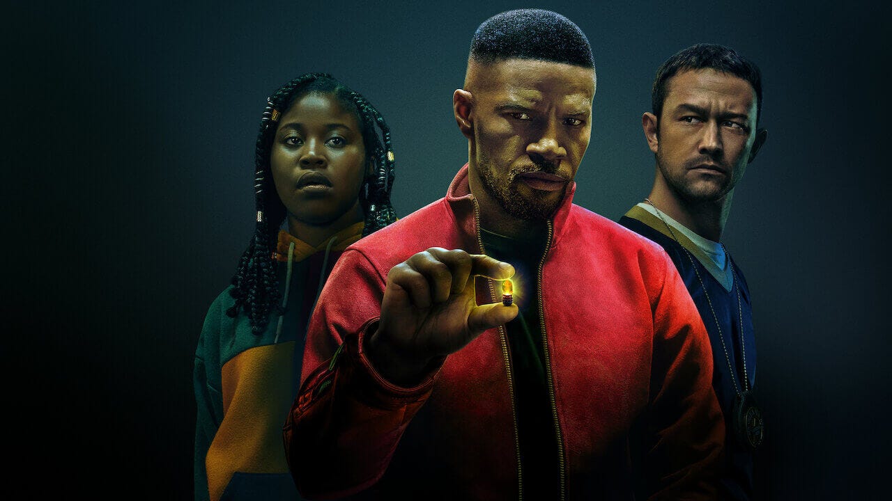The Netflix movie “Project Power” (2020) is pretty cool if you haven’t seen it yet.