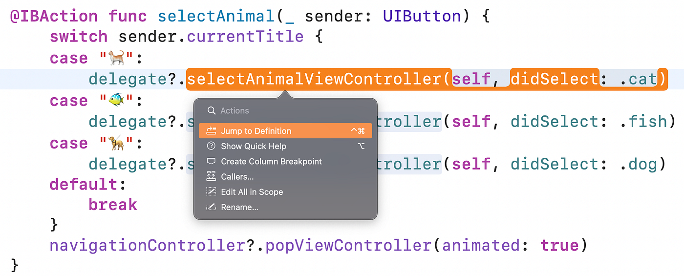 更清楚的 Jump to Definition & Callers 說明 — Xcode 14 新功能 彼得潘的 Swift iOS